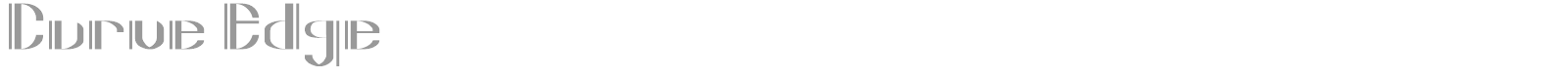 Curve Edge font preview